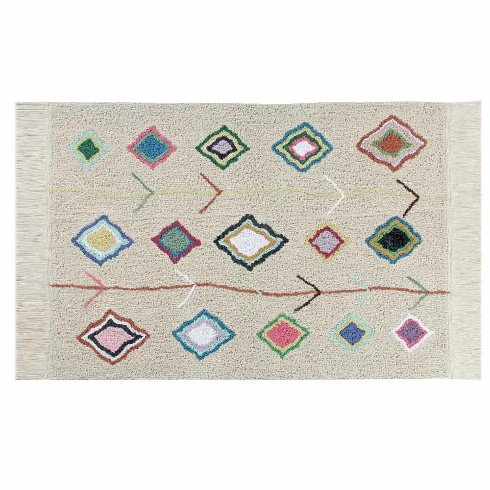 "Lorena Canals Tapis Karool beige multicolore image"