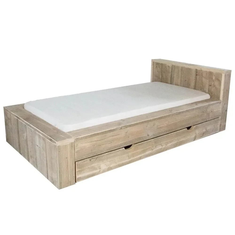Dutchwood bloc lit simple, Cache-lit: avec tiroir de lit