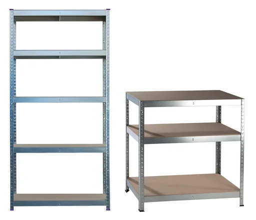 "Storage rack, 525 kg load capacity, 90 x 90 x 40 cm image"