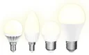 Set of 3 LED bulbs - 3 watts, E27, drop shape, warm white, 250 lm