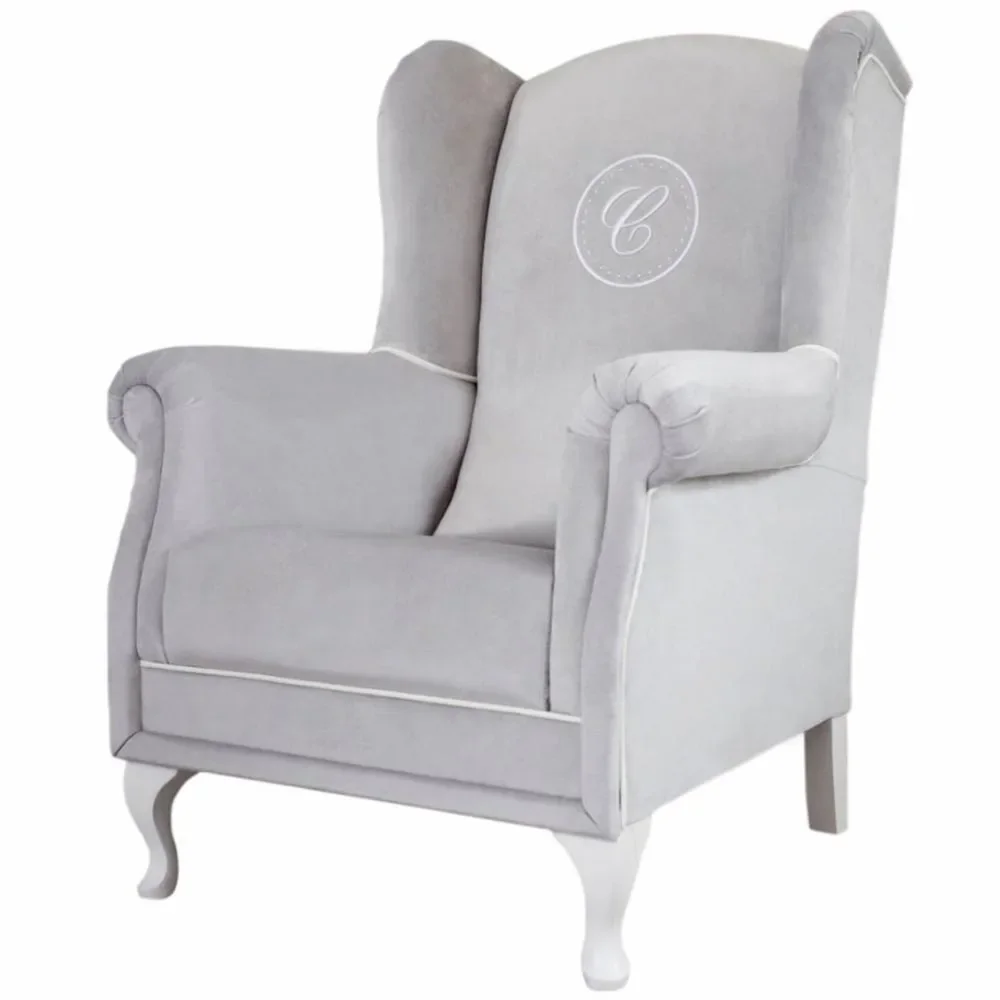 "Caramella Fauteuil allaitement avec emblème gris image"