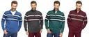 Striped sweater, anthracite, size M