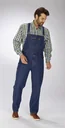 Fabrik Latzjeans, stonewashed, Gr. 48
