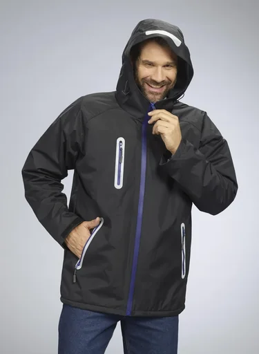 "Softshell jacket, color black, size L image"