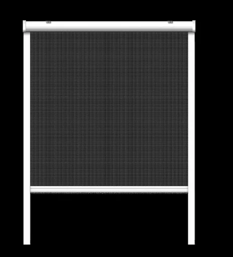 "Insect screen roller blind for windows, white, 130 x 160 cm image"
