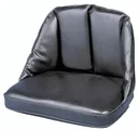 Tractor seat cushion, high back 32 cm, black