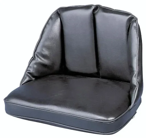 "Tractor seat cushion, high back 32 cm, black image"