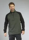 Sweat-Troyer, color green/black, size M