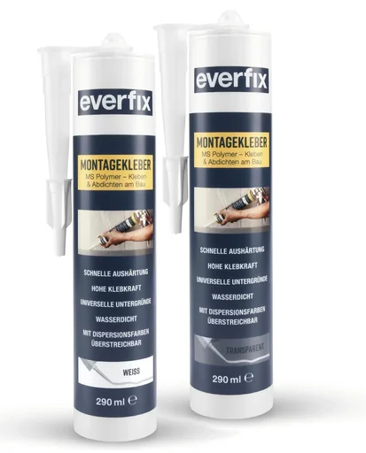 "Assembly adhesive, white, 290 ml image"