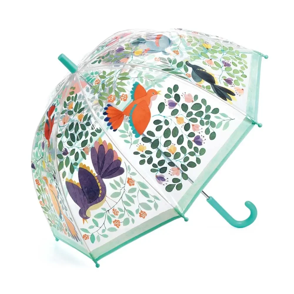 Djeco Parapluie Enfant Oiseaux et Feuilles