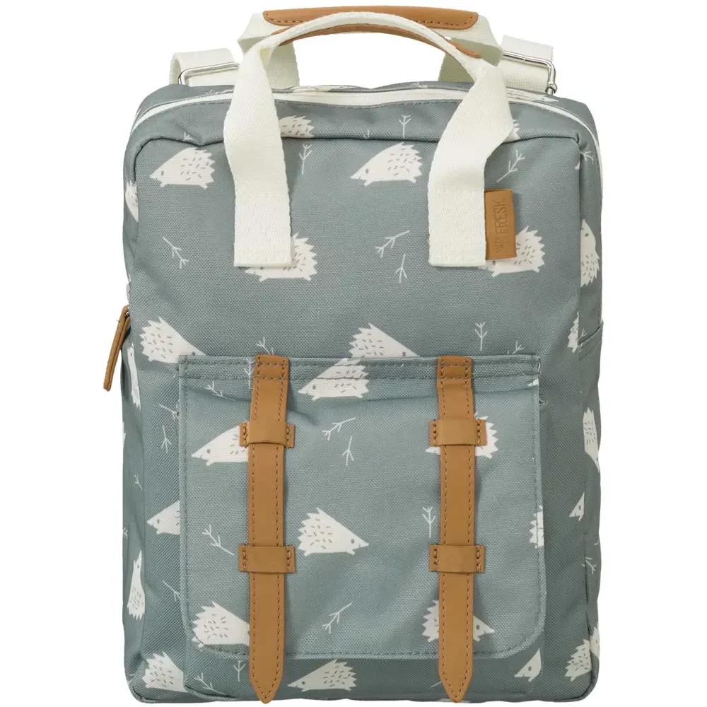 "Fresk Sac à dos enfant hérisson bleu gris image"