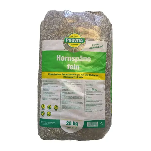 "Copeaux de corne 1-4 mm 20 kg engrais azote bio, fertilisant naturel jardin image"