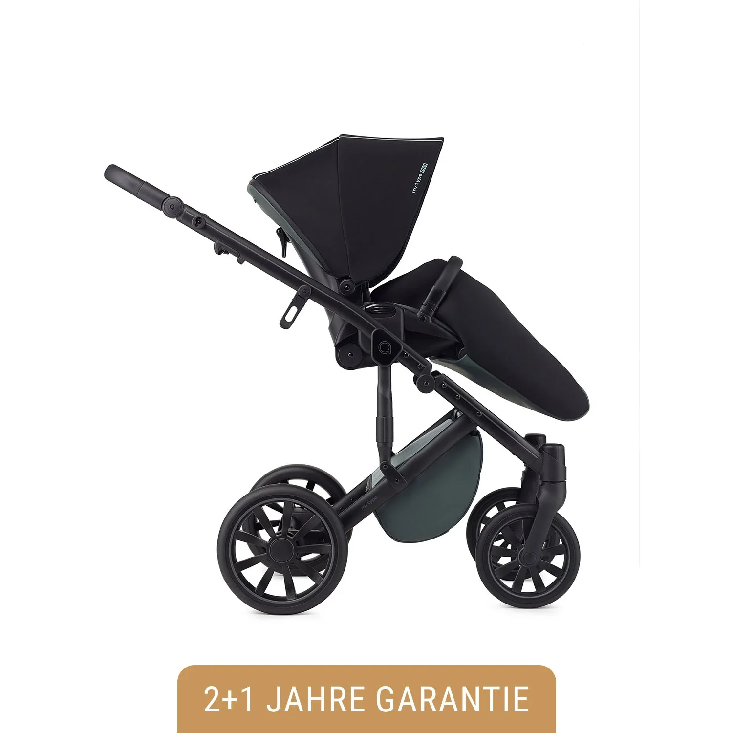 "Anex Poussette - m/type PRO 3in1, Poussette de couleur: Vert décontracté image"