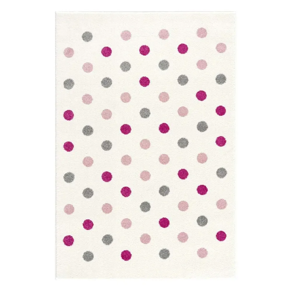 "Livone Tapis Confetti crème rose gris, Taille de tapis: 160 x 230 cm image"