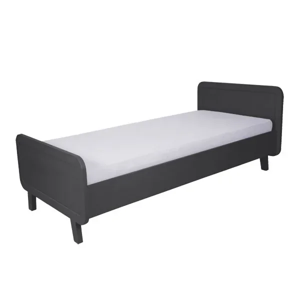 "Laurette Lit enfant "Le Lit Rond" 90 x 200 cm, Couleur: Charbon image"