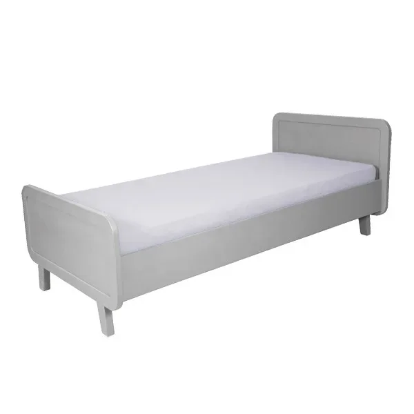 "Laurette Lit enfant "Le Lit Rond" 90 x 200 cm, Couleur: Gris image"
