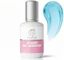Gel removeur extensions cils – Liore Lash Removeur rapide, Retrait rapide colle cils en 60 secondes, Formule gel pro pour extensions cils, 15 ml