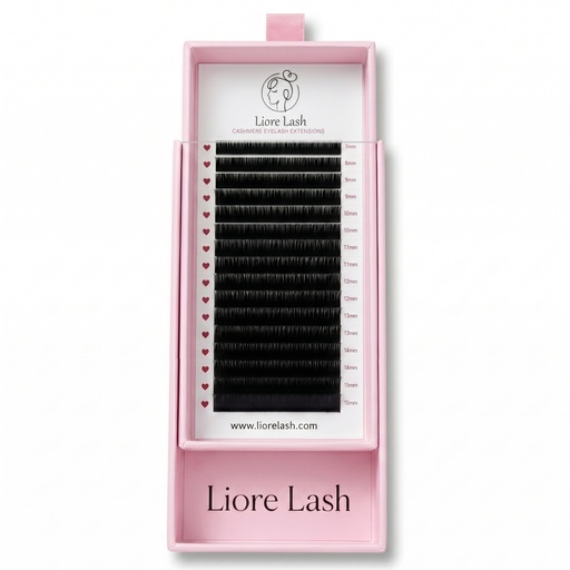 "Cils pour extensions 16 rangées - 0.05 M (mélange 7-15 mm) - Liore Lash image"