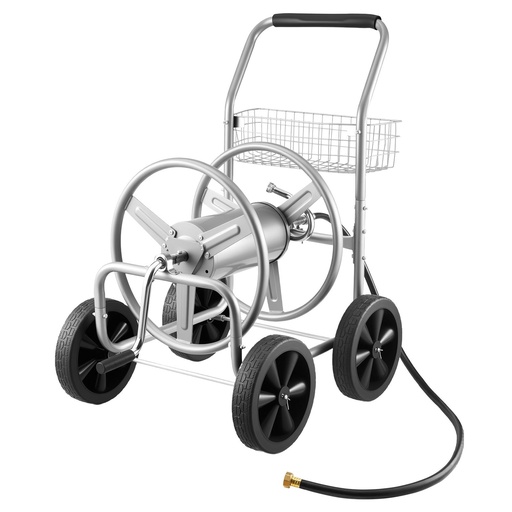 "Chariot enrouleur de tuyau, 91 m pour tuyau de 1/2"-5/8", y compris panier de rangement image"
