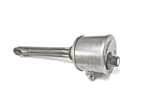 "Screw-in heater G1 1/2, Hot Water/PV, controller 30-80°C / STB 100°C, 6.0kW ET 580mm image"