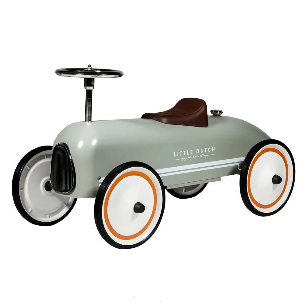 "Little Dutch Voiture à glisser rétro olive image"