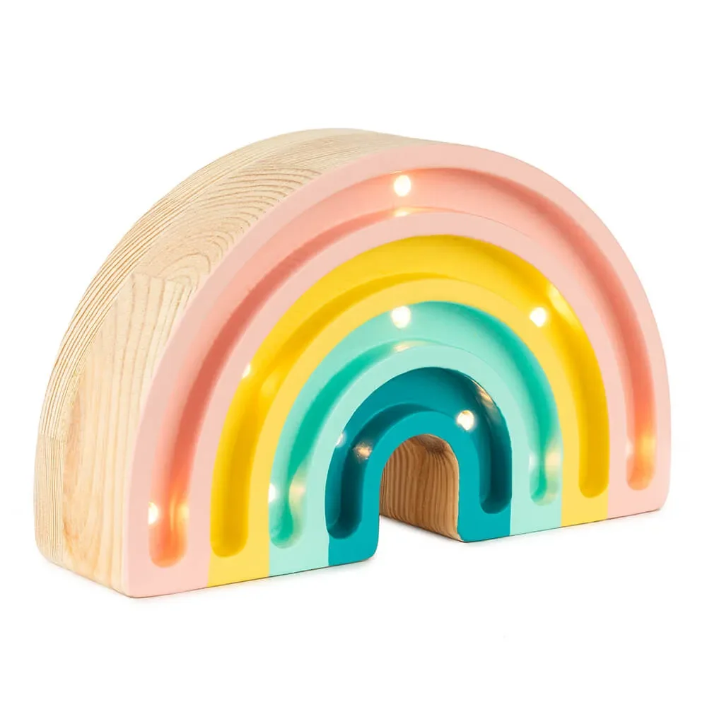 "little lights Led Decoration Lampe pour enfants Mini arc-en-ciel pastel image"