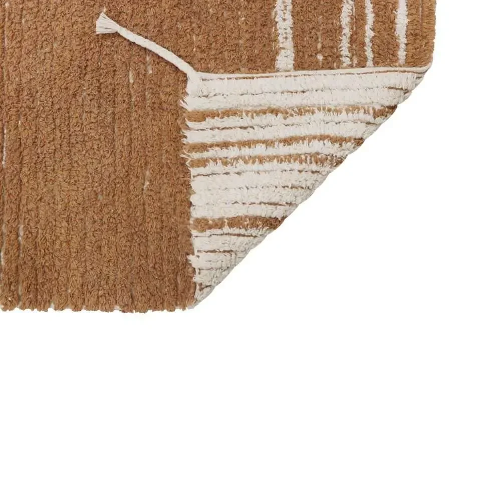 "Lorena Canals tapis réversible lavable "Reversible Twin" marron, Taille: 80 x 140 cm image"