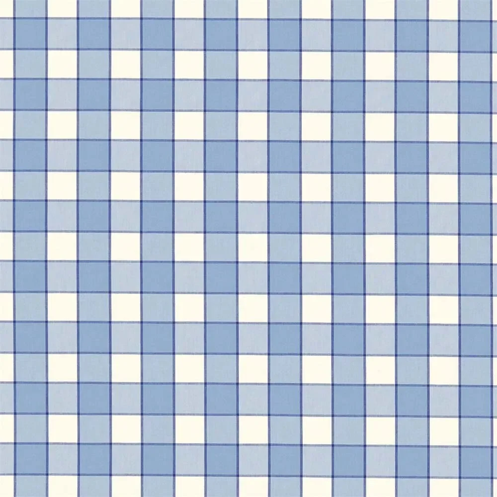 "Little Sanderson Abracazoo tissu à carreaux Rye bleu image"