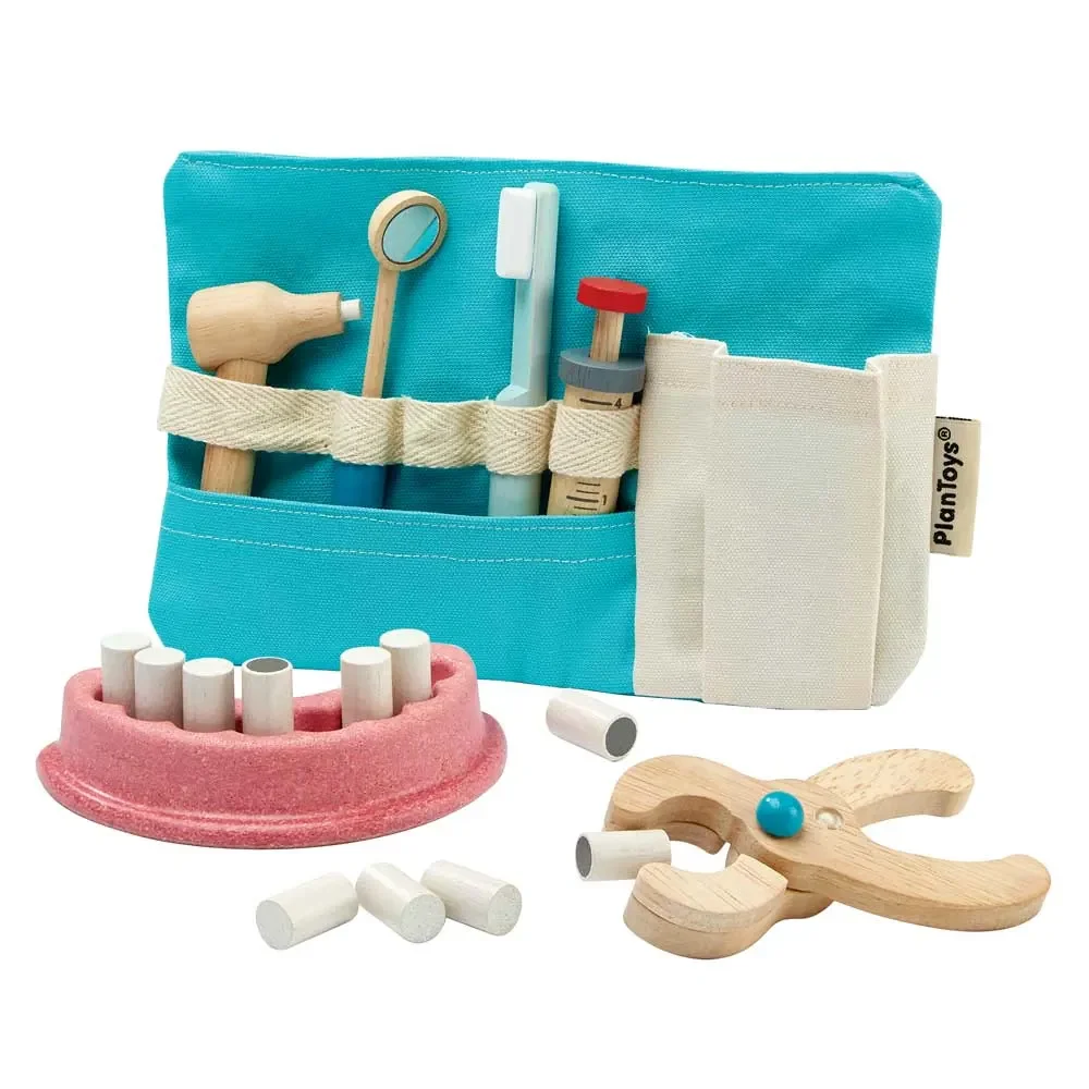 "Plan Toys Jouet Set de dentiste en bois image"