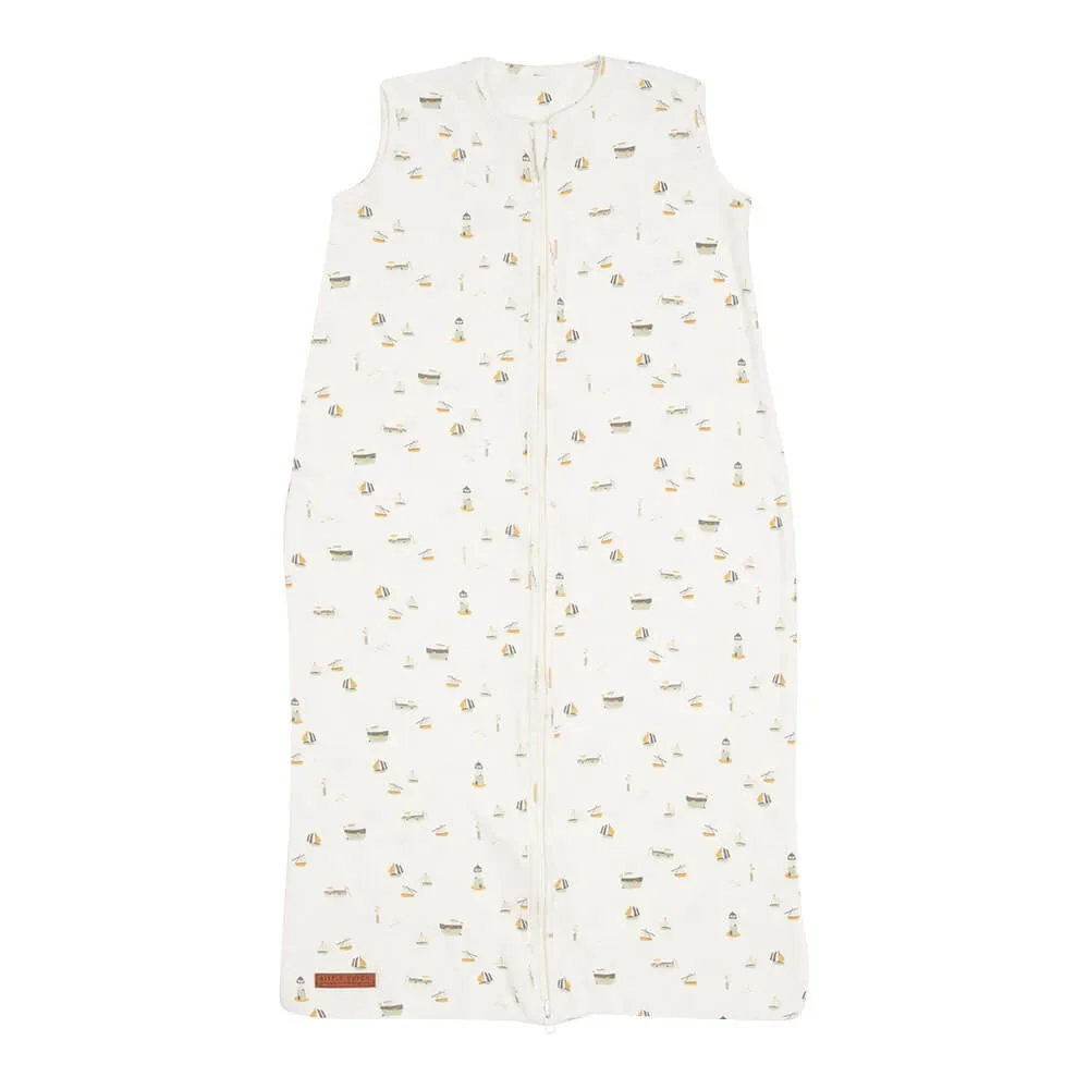 Little Dutch Sac de couchage d'été "Sailors Bay" blanc, Taille: 70 cm