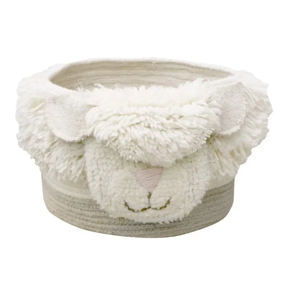 "Lorena Canals Panier de rangement "Pink Nose Sheep image"