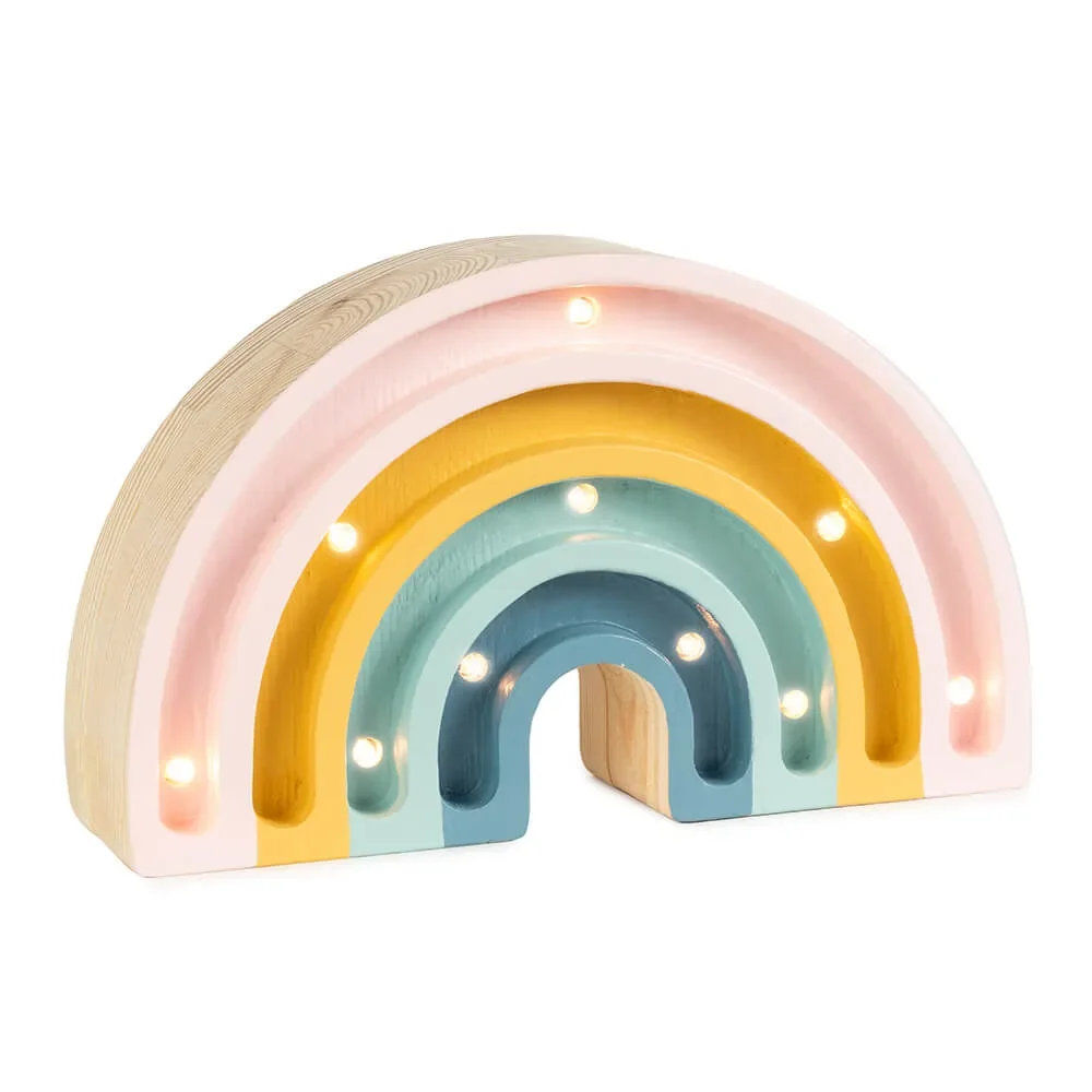 little lights Led Decoration lampe enfant mini arc-en-ciel rétro