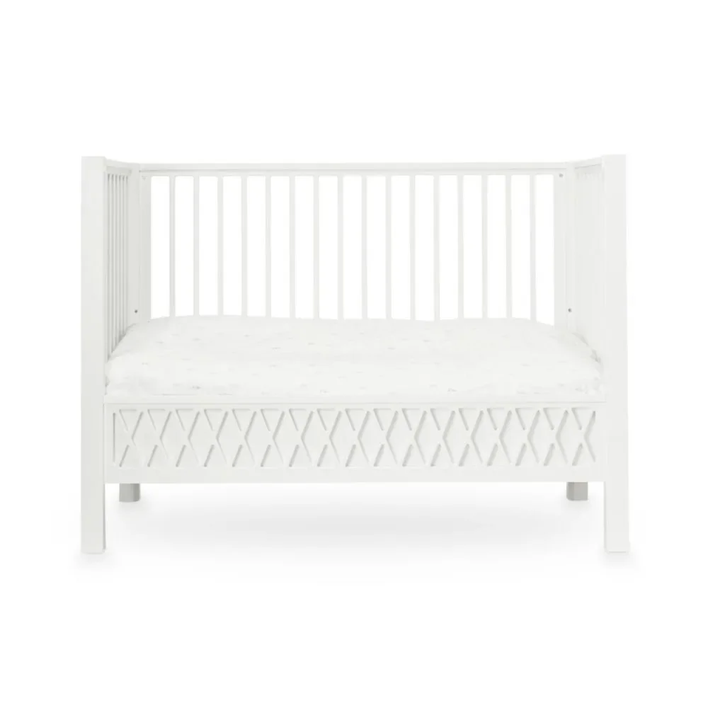 "Cam Cam Lit bebe Harlequin 60 x 120 blanc image"