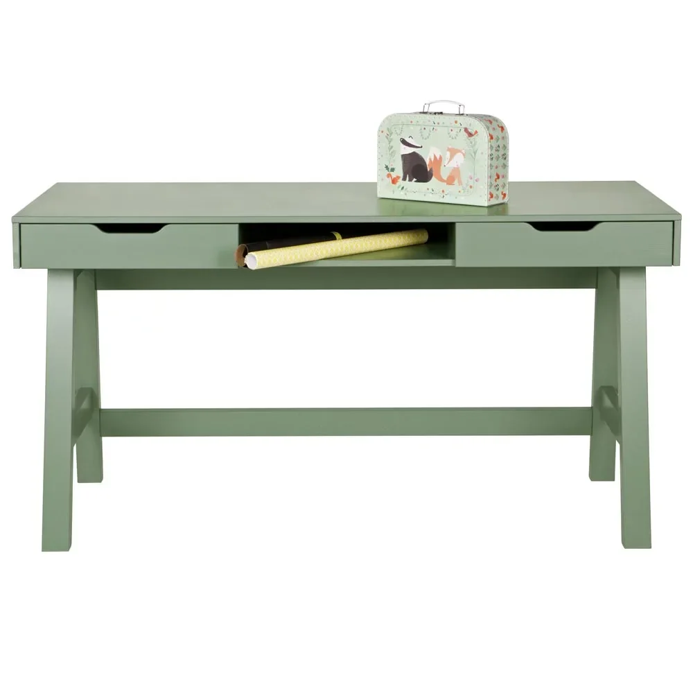 "WOOOD Nikki bureau enfant vert jade image"