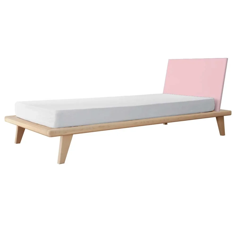 "Laurette Lit enfant Zen 100 x 200, Couleur des surfaces: Vieux rose image"