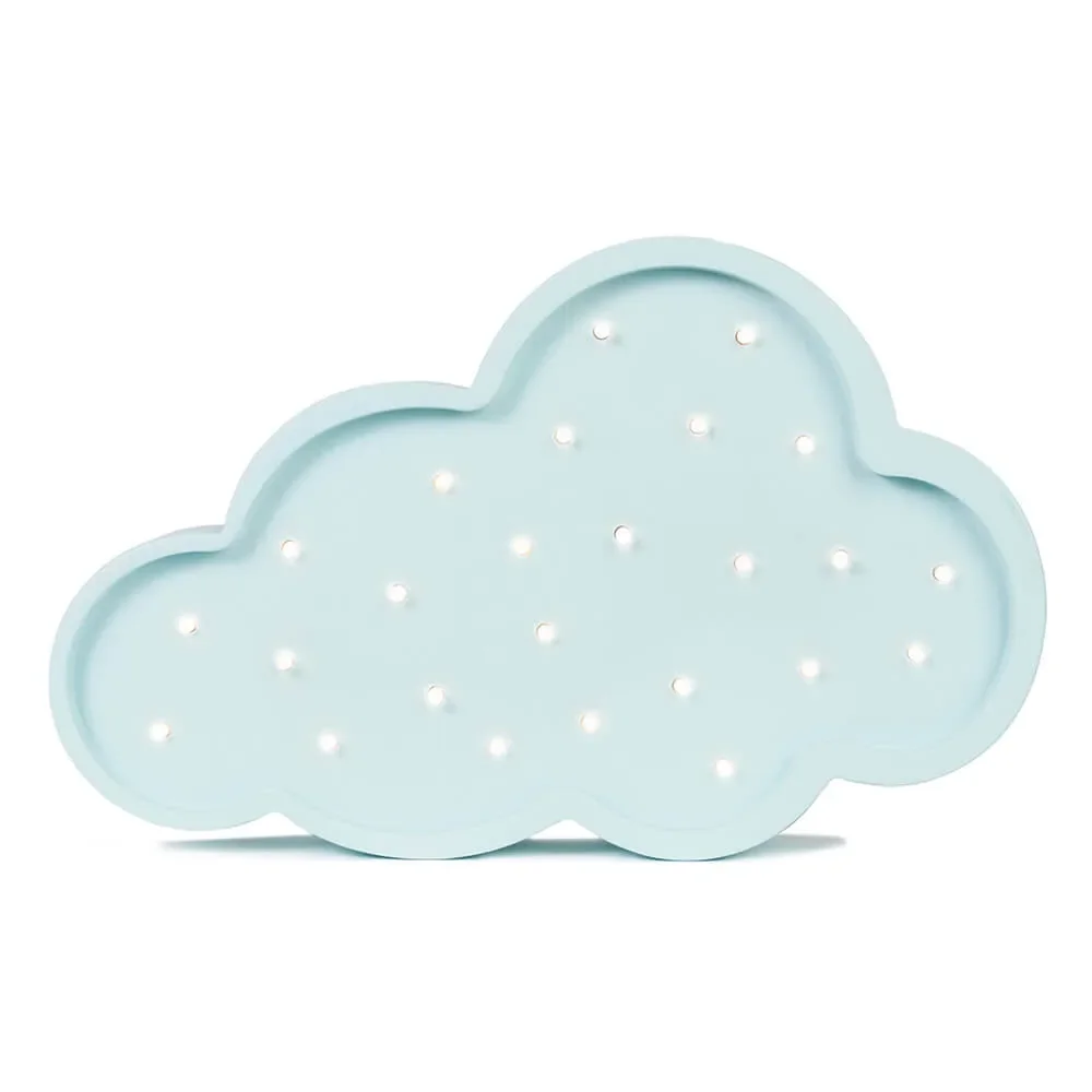 little lights Led Decoration Lampe enfant nuage bleu clair