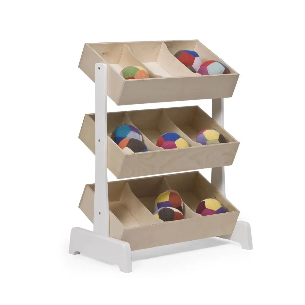 "Oeuf Étagère à jouets Bouleau blanc image"