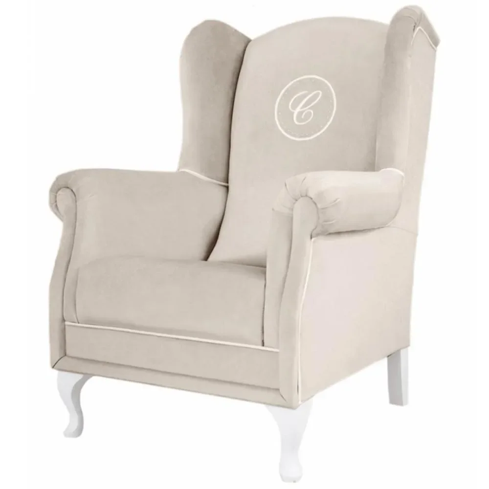 "Caramella fauteuil / Fauteuil allaitement avec emblème beige image"