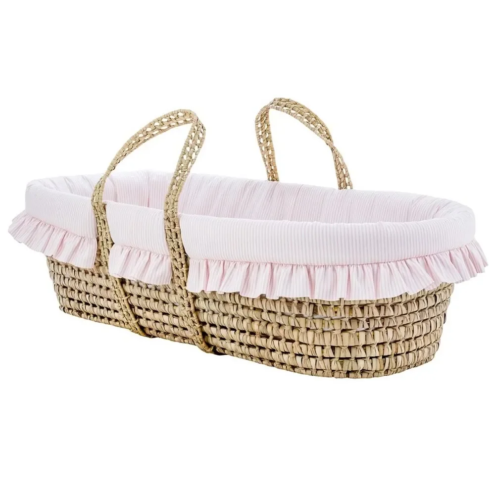 "Caramella Corbeille Moïse / Corbeille Bébé rose image"