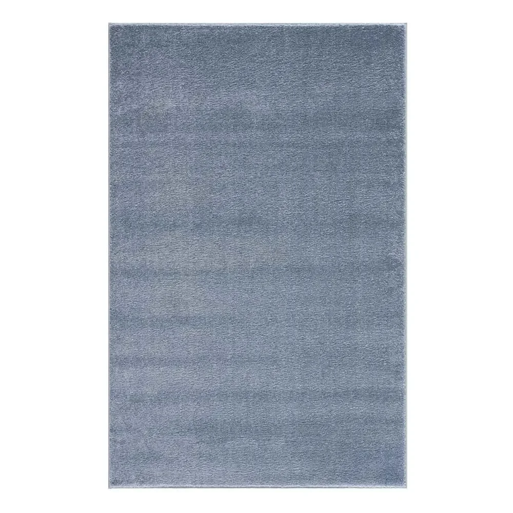 "Livone Tapis enfant bleu uni, Taille de tapis: 120 x 180 cm image"