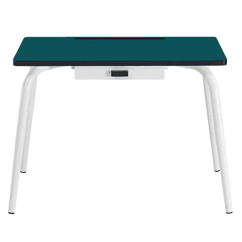 "Gambettes Table d'enfant/bureau Romy bleu vert image"