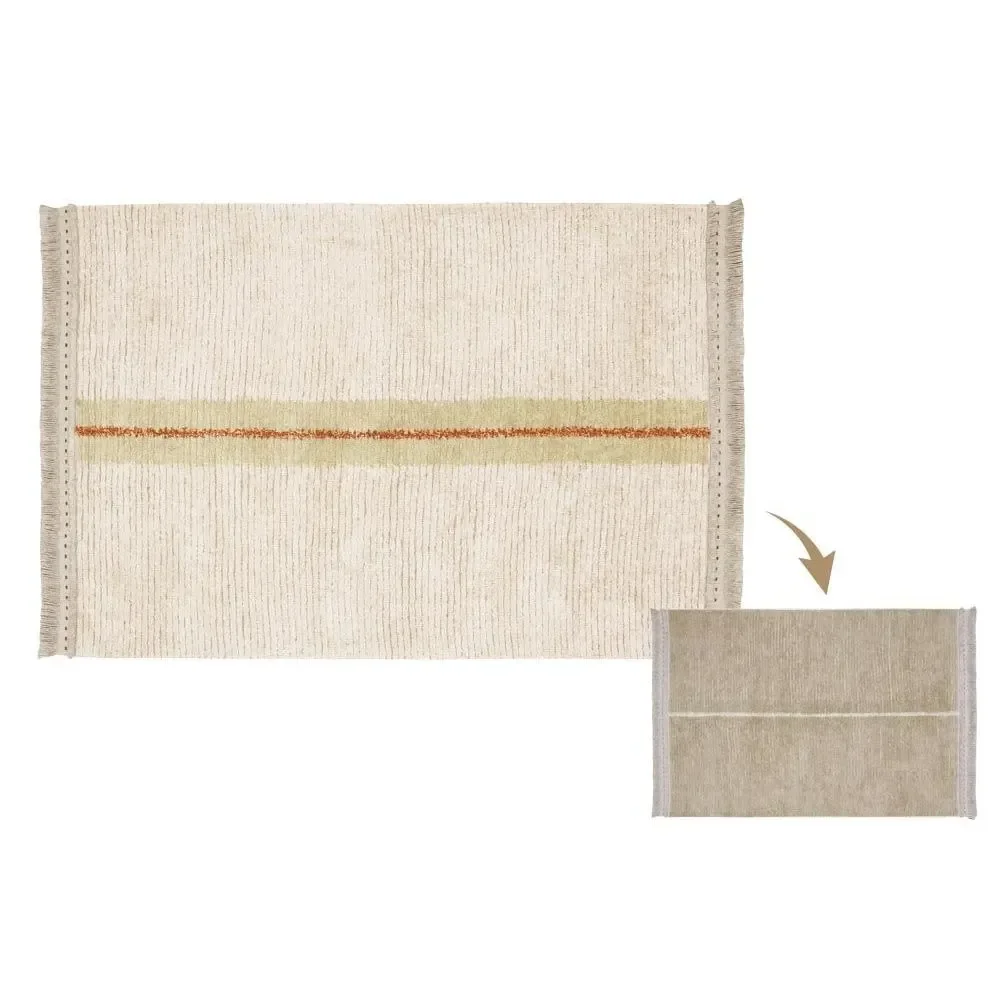 "Lorena Canals tapis réversible lavable "Reversible Duetto" beige, Taille: 170 x 240 cm image"