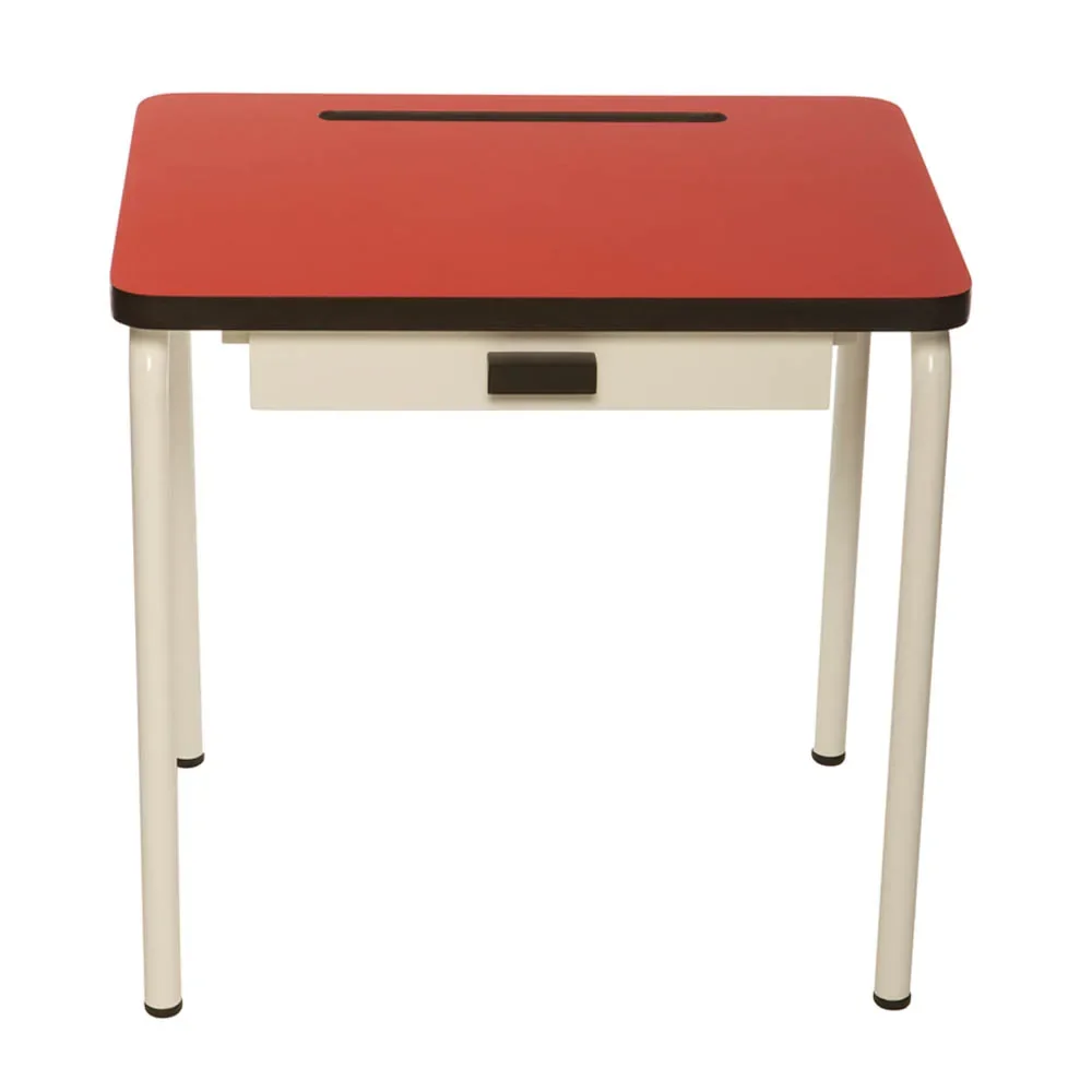 "Gambettes Table/bureau enfant Régine rouge image"