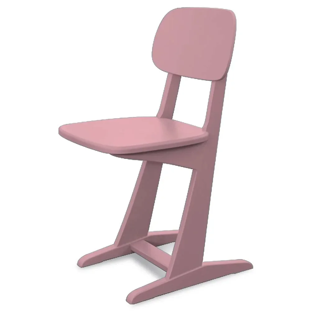 "Laurette Chaise de bureau La chaise a patins, Couleur: Vieux Rose image"