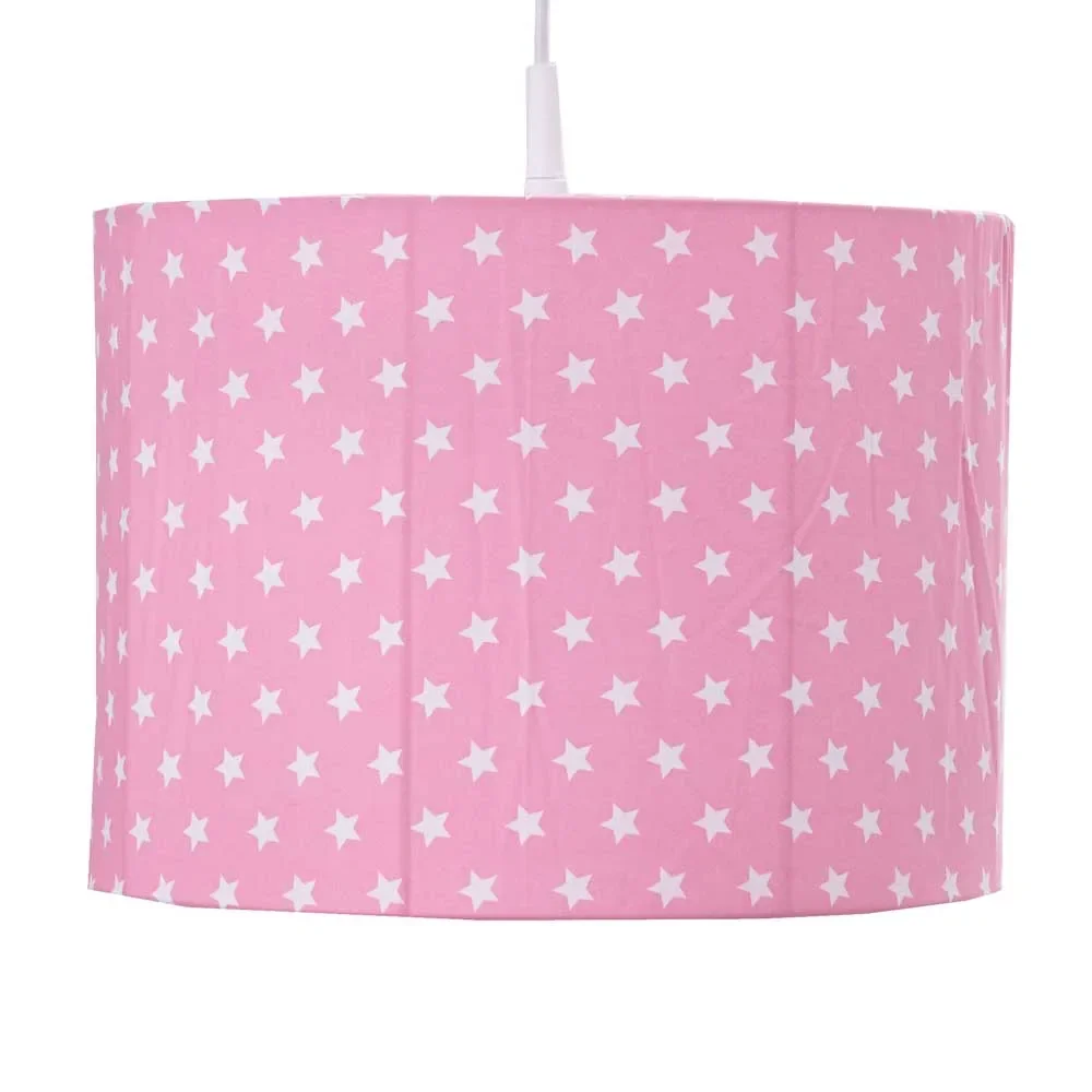 "Bink Lampe à suspendre petites étoiles roses image"
