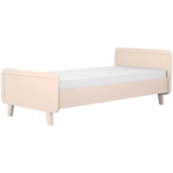 "Laurette Lit enfant "Le Lit Rond" 90 x 200 cm, Couleur: Rose Poudre image"