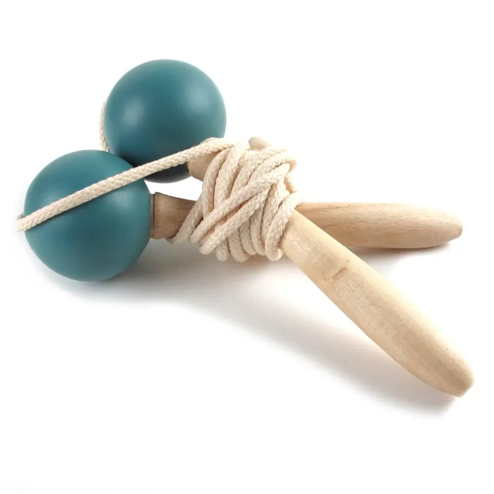 "Nobodinoz Corde à sauter bois bleu image"