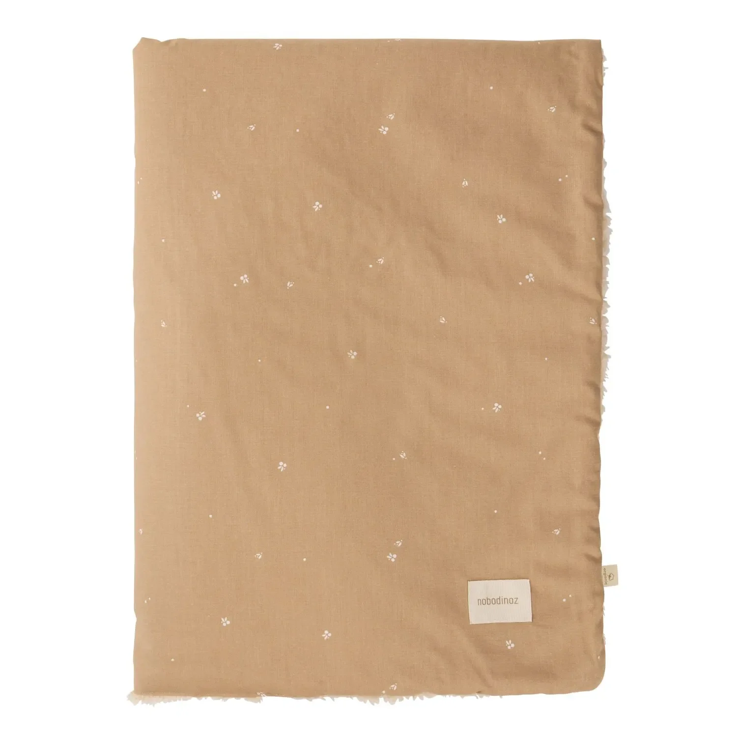"Nobodinoz STORIES Couverture bébé nouveau-né, 70 x 100 cm, couleur : Petites cerises rougissantes image"
