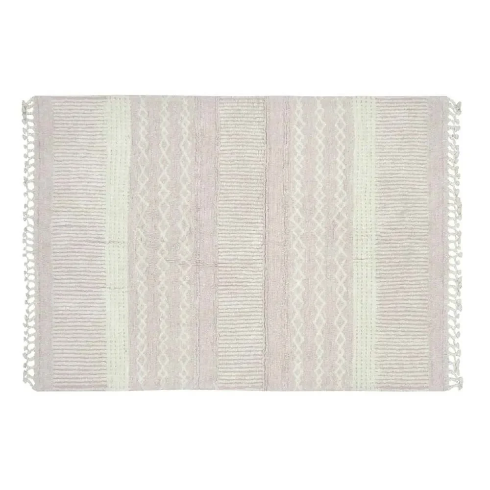 "Lorena Canals tapis laine lavable "Ari" rose, Taille: 120 x 170 cm image"