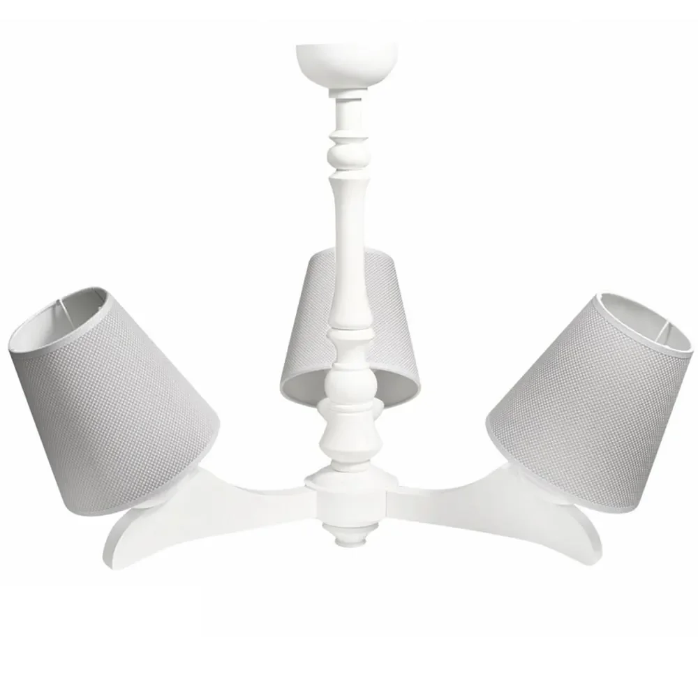 Caramella Deckenlampe 3-armig grau